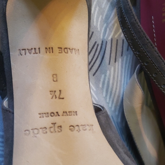 Gray Kate Spade open toed sandals - Picture 7 of 8